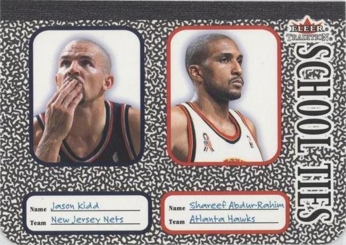 2002-03 Fleer Tradition - Shareef Abdur-Rahim/Jason Kidd #5ST