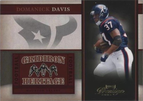 2006 Playoff Prestige Domanick Davis #GH 15