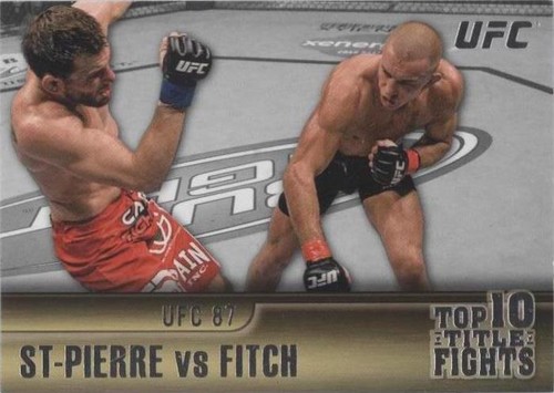 2011 Topps UFC Title Shot - Georges St-Pierre Jon Fitch #TT-13