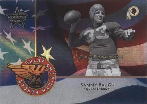 2004 Leaf Rookies & Stars Sammy Baugh #GAH-15