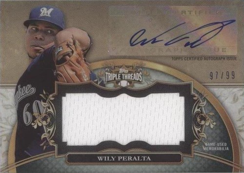 2013 Topps Triple Threads - Wily Peralta #UAJR-WP2