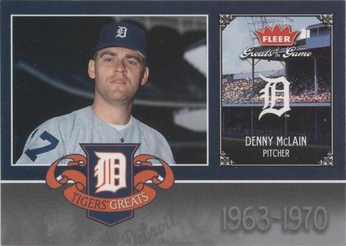 2006 Fleer Greats of the Game - Denny McLain #DET-DM