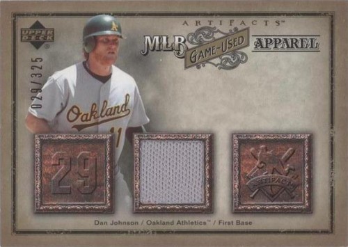 2006 Upper Deck Artifacts - Dan Johnson #MLB-DA