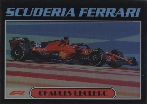 2023 Topps Chrome Formula 1 - Charles Leclerc #AU77-CL