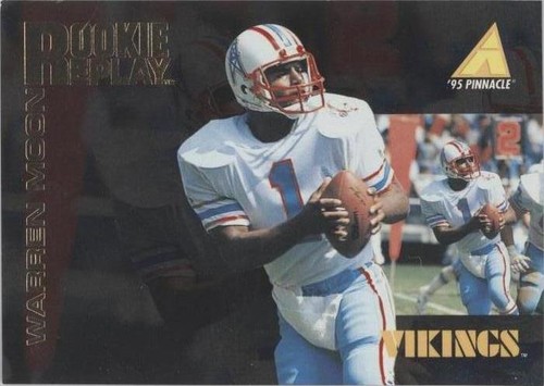 1995 Pinnacle Club Collection Warren Moon #179
