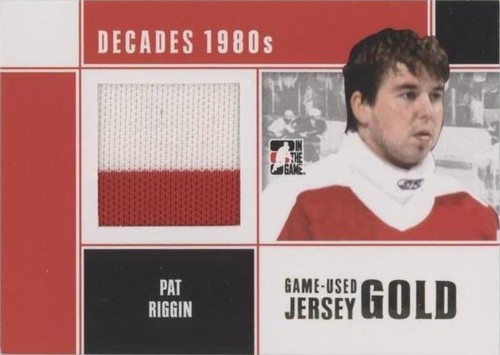 2010-11 In the Game Decades 1980s - Pat Riggin #M-48