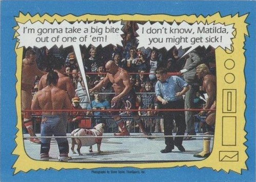 1987 Topps WWF - Davey Boy Smith Matilda #74