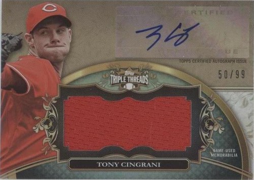 2013 Topps Triple Threads - Tony Cingrani #UAJR-TC5