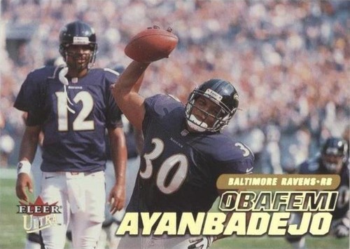 2001 Fleer Ultra Obafemi Ayanbadejo #29