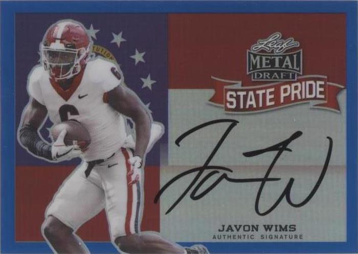 2018 Leaf Metal Draft Javon Wims #SP-JW3