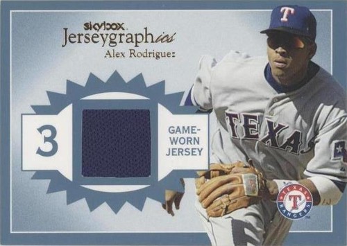 2004 Skybox Autographics - Alex Rodriguez #J-AR