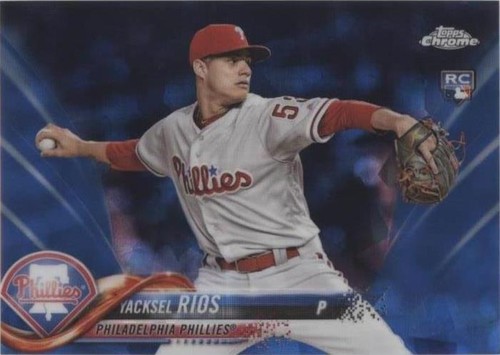 2018 Topps Chrome Sapphire Edition - Yacksel Rios #551
