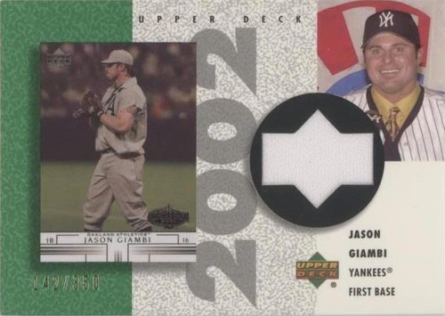 2002 Upper Deck Authentics - Jason Giambi #R-JG