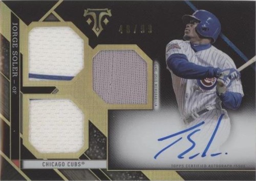 2016 Topps Triple Threads - Jorge Soler #RFP-JS