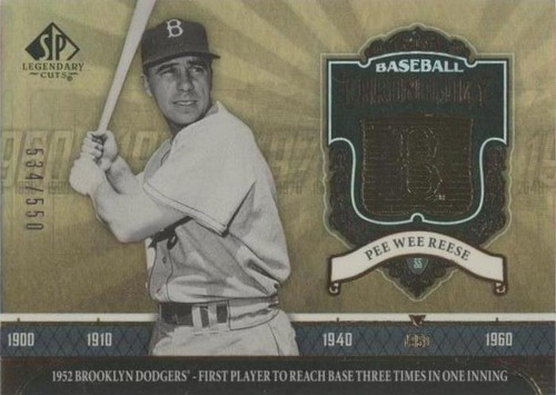2006 SP Legendary Cuts - Pee Wee Reese #BC-PW
