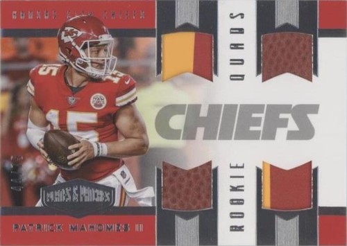 2017 Panini Plates & Patches Patrick Mahomes II #RQM-35