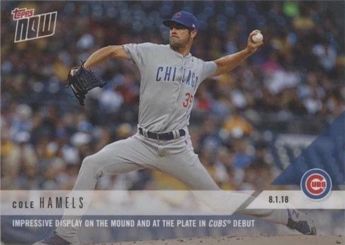 2018 Topps Now - Cole Hamels #541