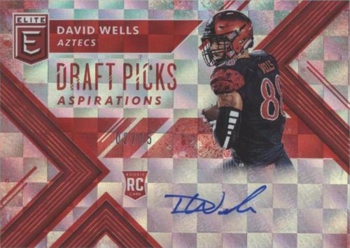 2018 Panini Elite Draft Picks David Wells #191