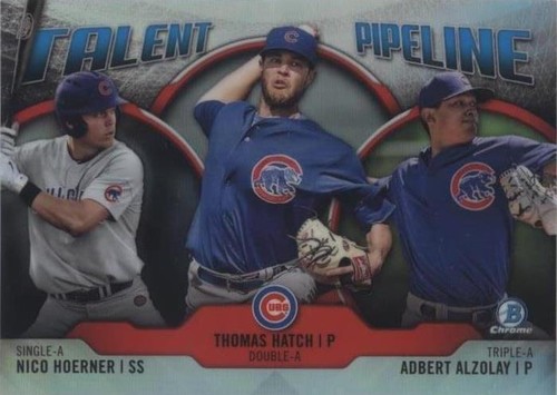 2019 Bowman - Adbert Alzolay Nico Hoerner Tom Hatch #TP-CHI