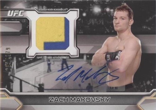 2016 Topps UFC Knockout - Zach Makovsky #KAR-ZM