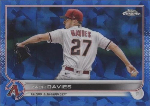 2022 Topps Chrome Update Series Sapphire Edition - Zach Davies #US307