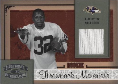 2005 Donruss Throwback Threads Mark Clayton #217