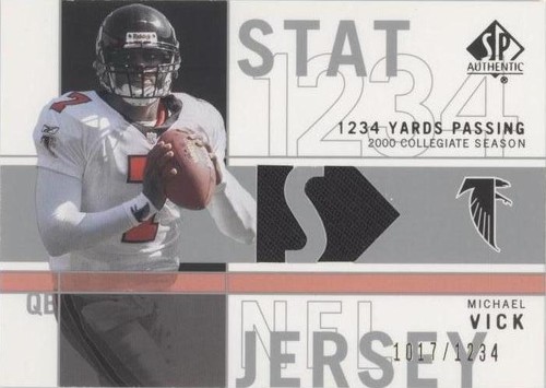 2001 SP Authentic Michael Vick #SP-MV