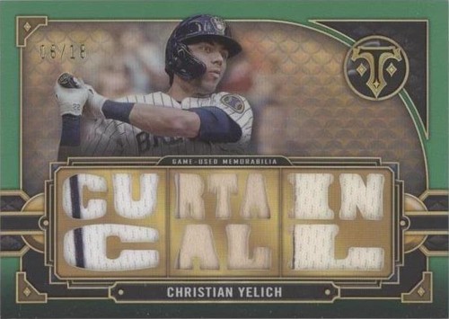2022 Topps Triple Threads - Christian Yelich #TTR-CY3