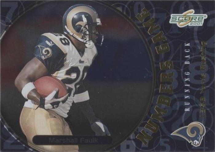 2001 Score Marshall Faulk #NG-2