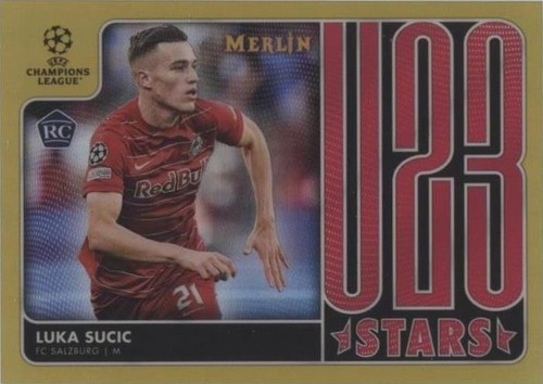 2021-22 Topps Merlin Collection Chrome UCL Luka Sucic #U23-14