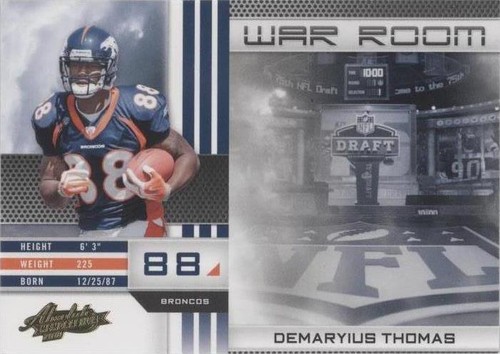 2010 Panini Absolute Memorabilia Demaryius Thomas #17
