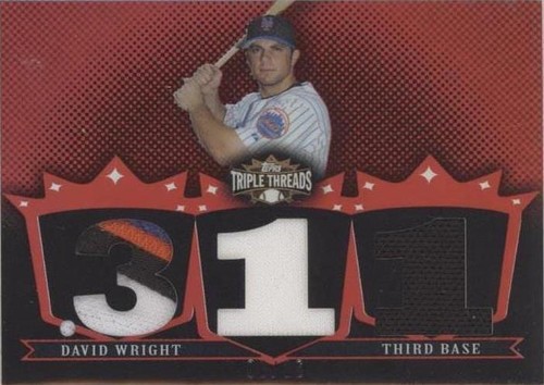 2007 Topps Triple Threads - David Wright #TTR21