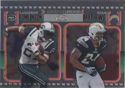 2010 Topps Chrome LaDainian Tomlinson Ryan Mathews #CGL-TM