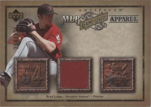 2006 Upper Deck Artifacts - Brad Lidge #MLB-BL
