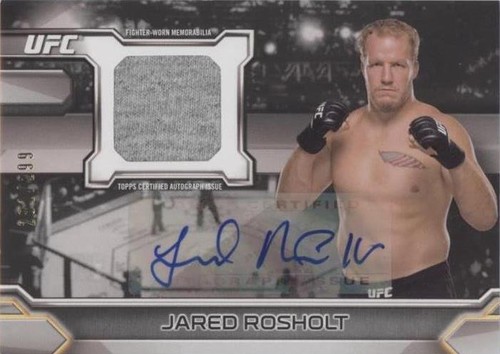 2016 Topps UFC Knockout - Jared Rosholt #KAR-JR
