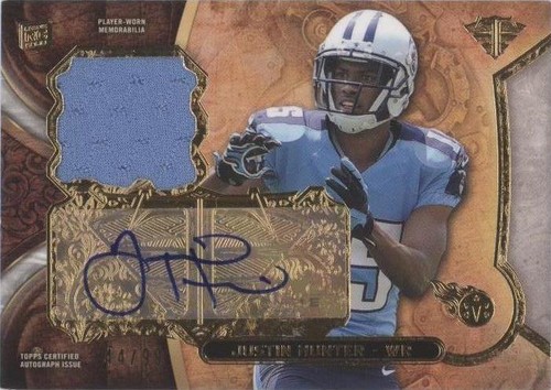 2013 Topps Triple Threads Justin Hunter #TTRAR-JH2