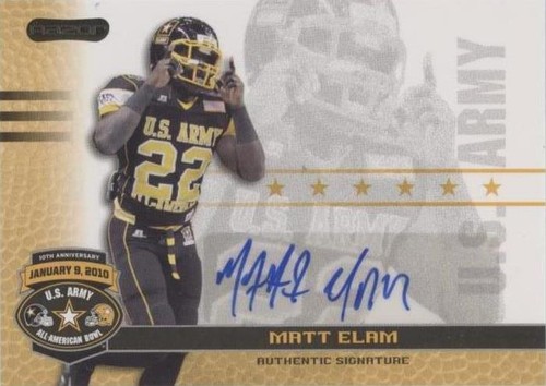 2010 Razor U.S. Army All-American Bowl Matt Elam #BA-ME1