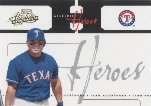 2005 Playoff Absolute Memorabilia - Ivan Rodriguez #AH-57