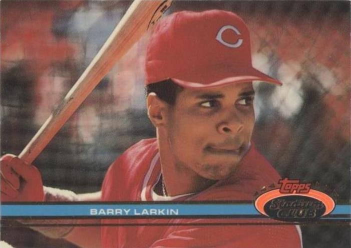 Topps Barry Larkin Baseball Sports Trading Cards Topps Barry Larkin Baseball Sports Trading Cards