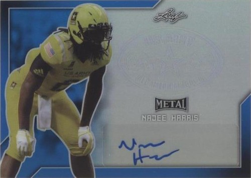 2017 Leaf Metal U.S. Army All-American Bowl Najee Harris #BA-NH1