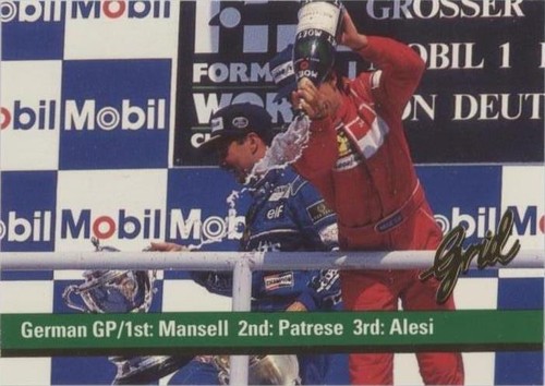 1992 AMADA FORMULA 1 FIGHTING SPIRIT #5 NIGEL MANSELL SGC