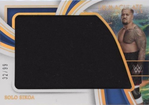 2023 Panini Immaculate Collection WWE - Solo Sikoa #IM-SLS