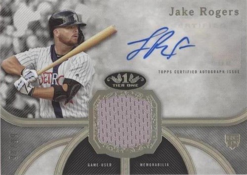 2020 Topps Tier One - Jake Rogers #T1AR-JR