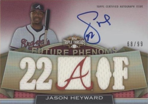 2011 Topps Triple Threads - Jason Heyward #122