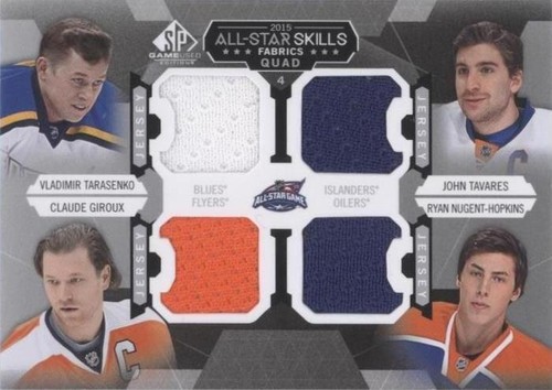 2015-16 SP Game-Used - Claude Giroux John Tavares Ryan Nugent-Hopkins #AS4-10
