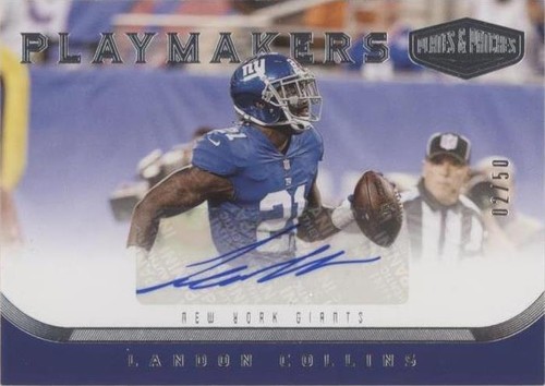 2017 Panini Plates & Patches Landon Collins #PL-LC