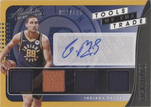 2019-20 Panini Absolute Memorabilia - Goga Bitadze #TT4-GGB