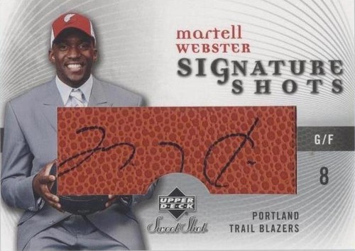 2005-06 Upper Deck Sweet Shot - Martell Webster #SS-WE