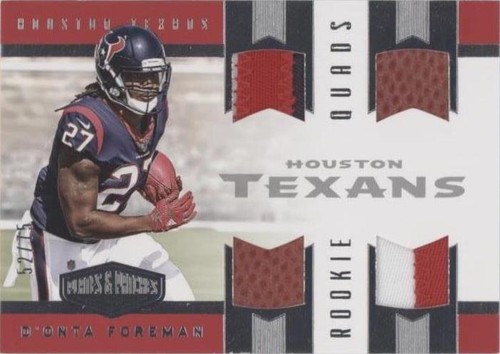 2017 Panini Plates & Patches D'onta Foreman #RQM-16