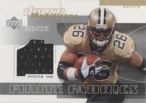 2004 Upper Deck Finite HG Deuce McAllister #FF-DE